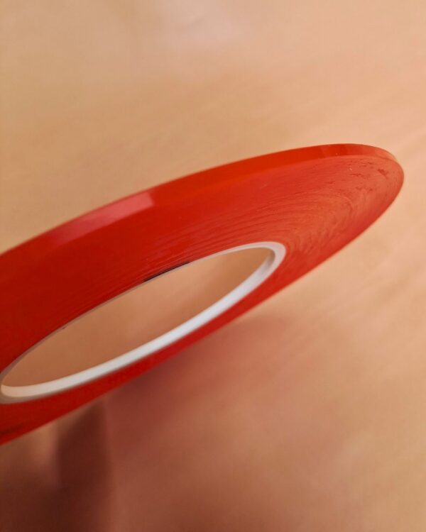 dubbelzijdige tape rood 3mm