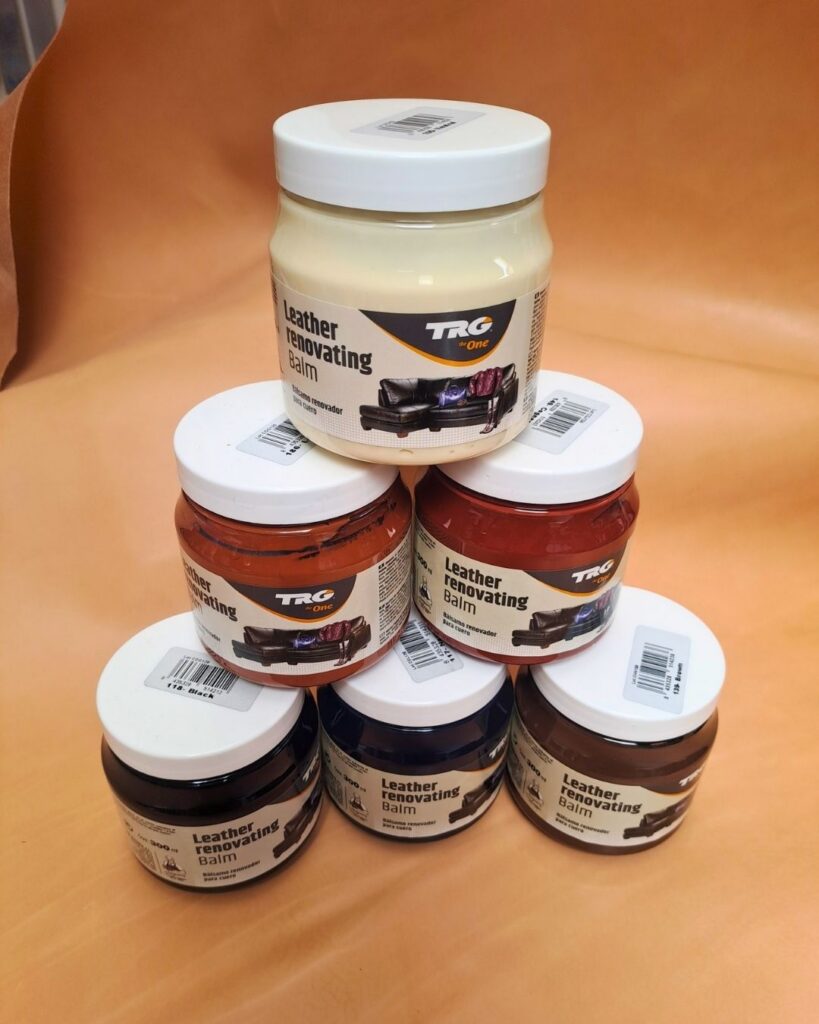 Leather renovating balm