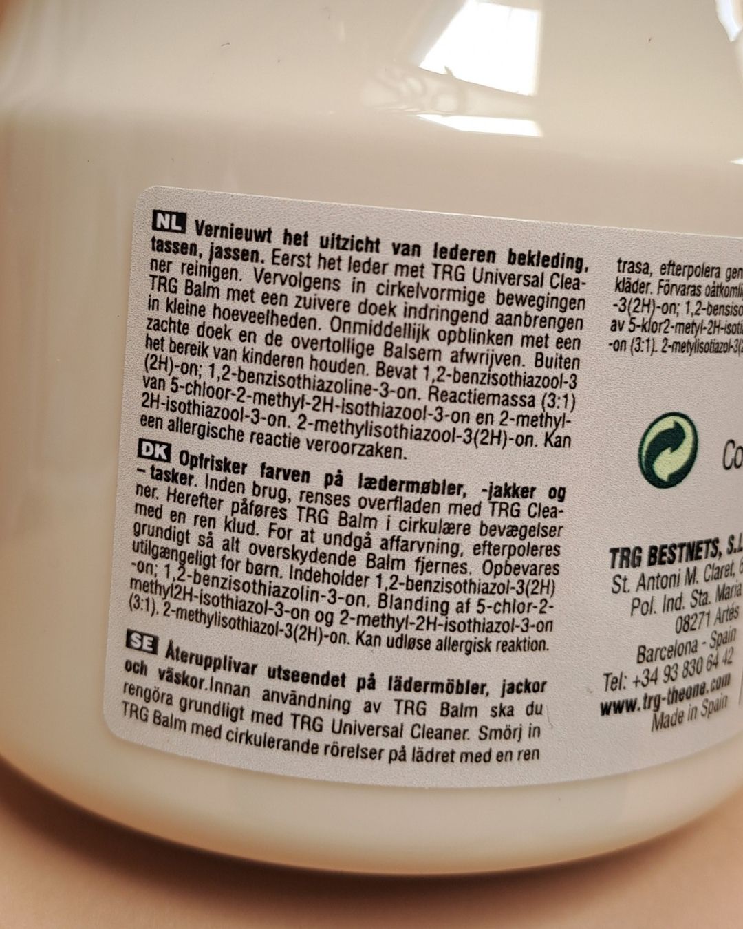 leather renovating balm TRG