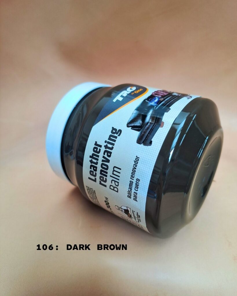 leather renovating balm dark brown