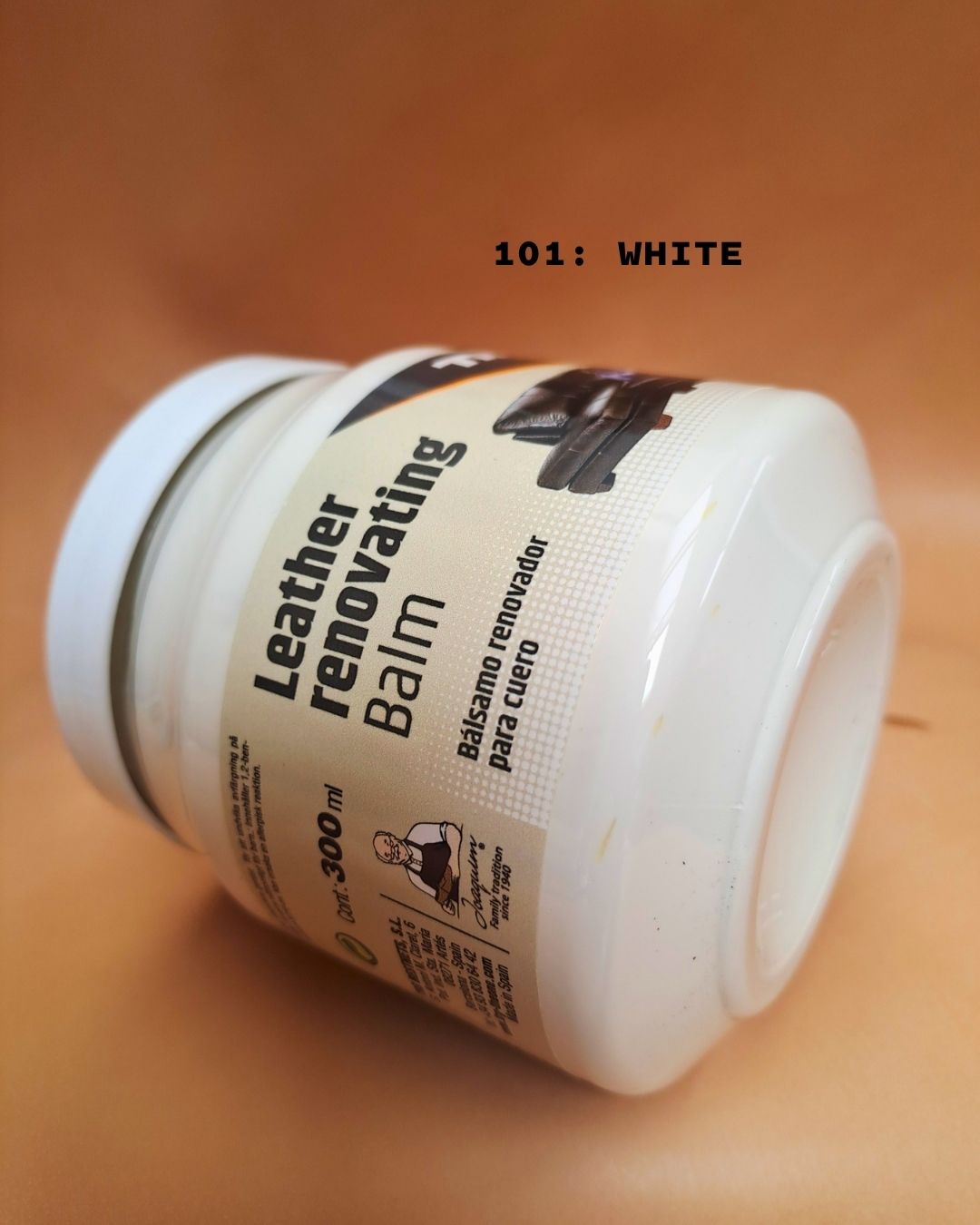 leather renovating balm white