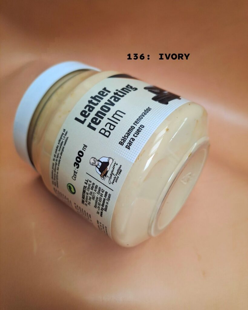 leather renovating balm ivory