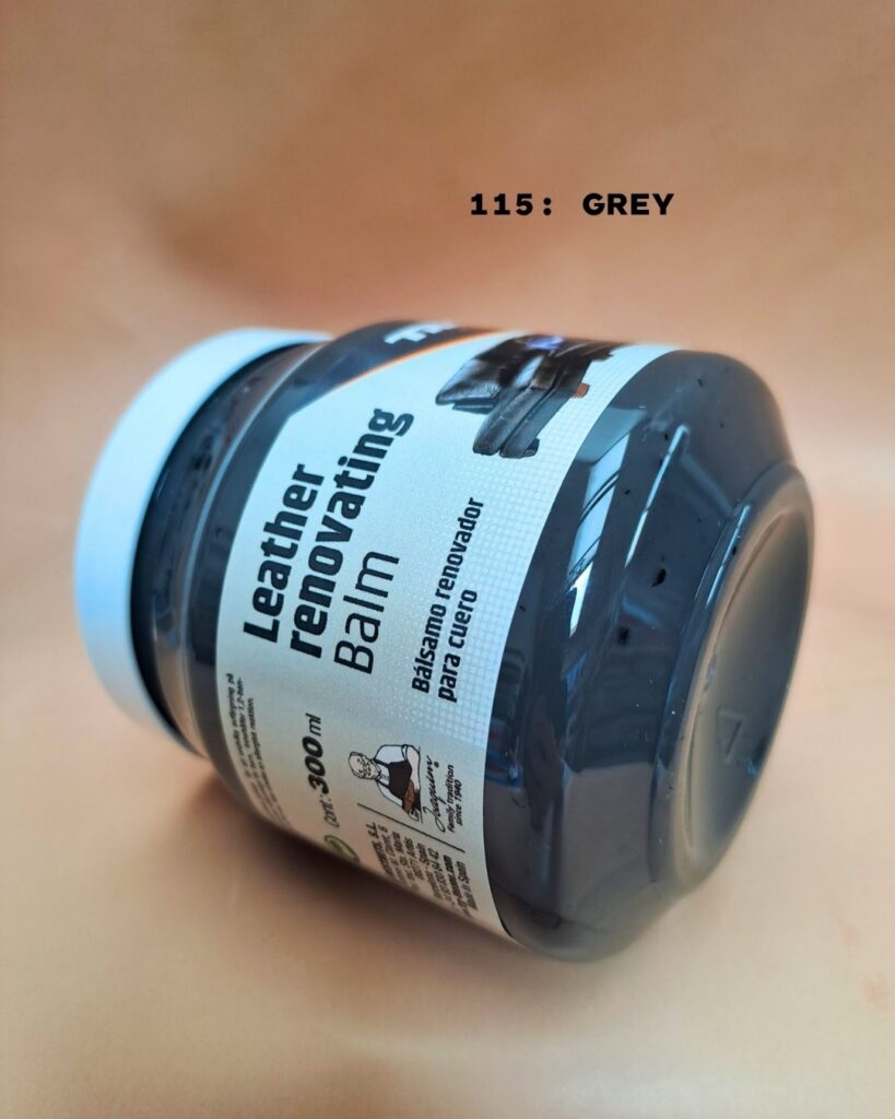 leather renovating balm grey