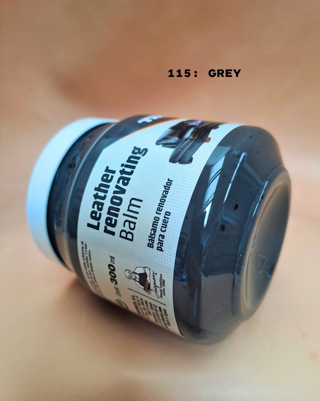 leather renovating balm grey