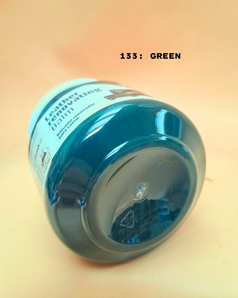 leather renovating balm green