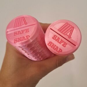 Safe snap roze