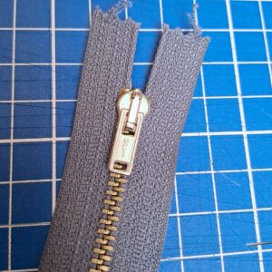 Rits M3 blauw-grijs 18cm