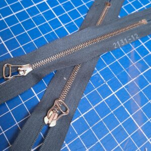 Rits M3 blauw-grijs 12cm