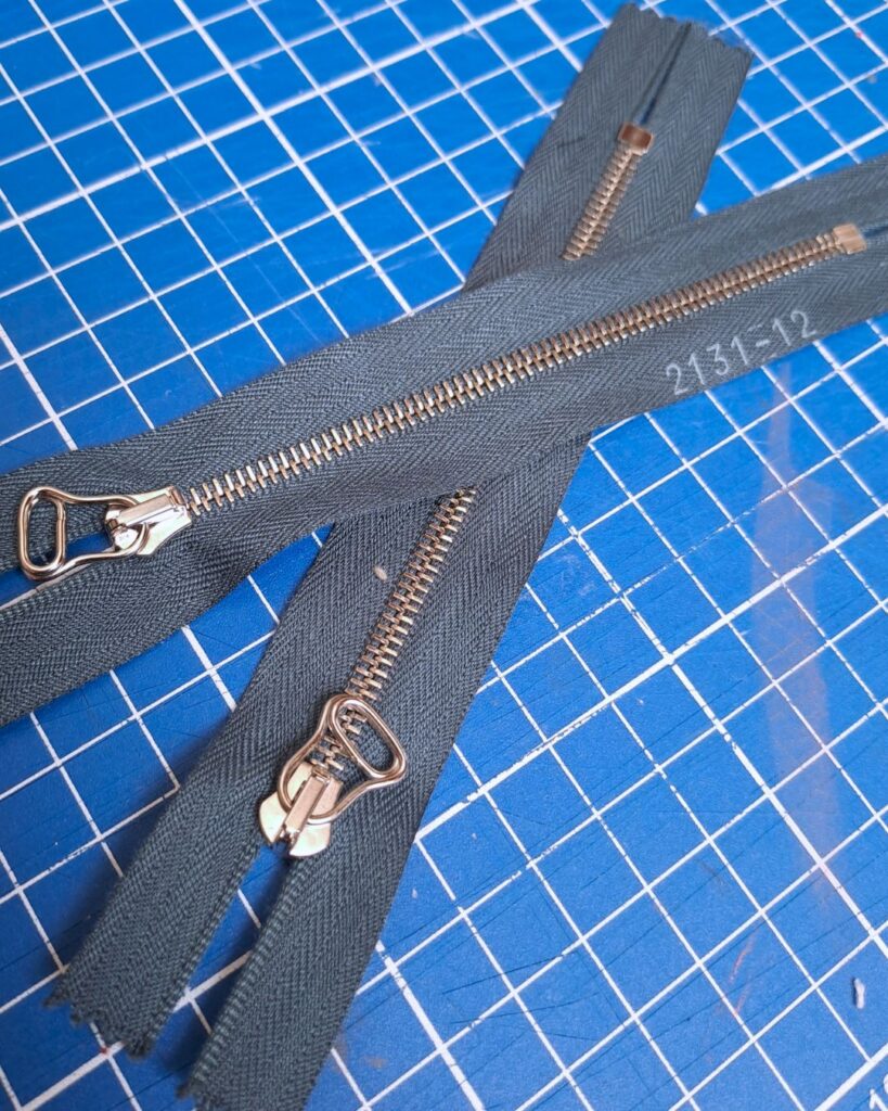 Rits M3 blauw-grijs 12cm