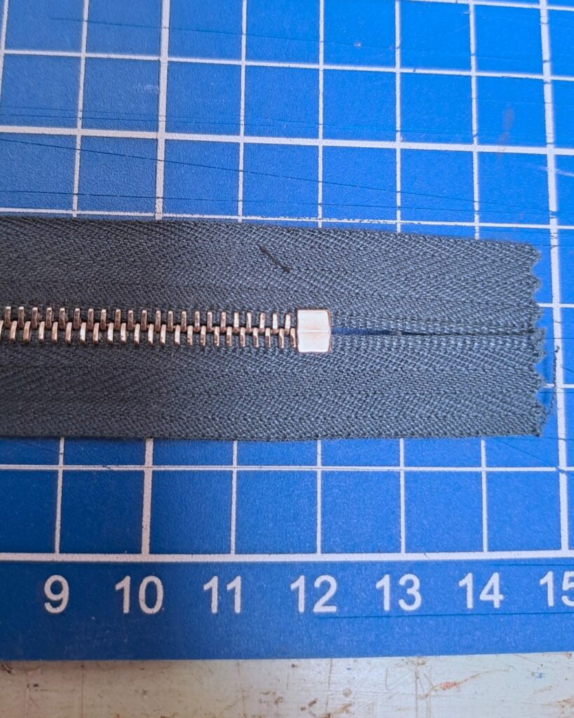 Rits M3 blauw-grijs 12cm