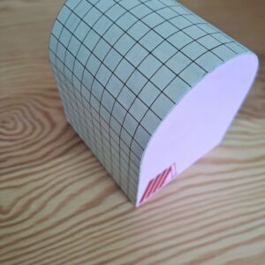 1cm grid voor lijmvorm