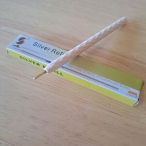 zilverstift leer beige